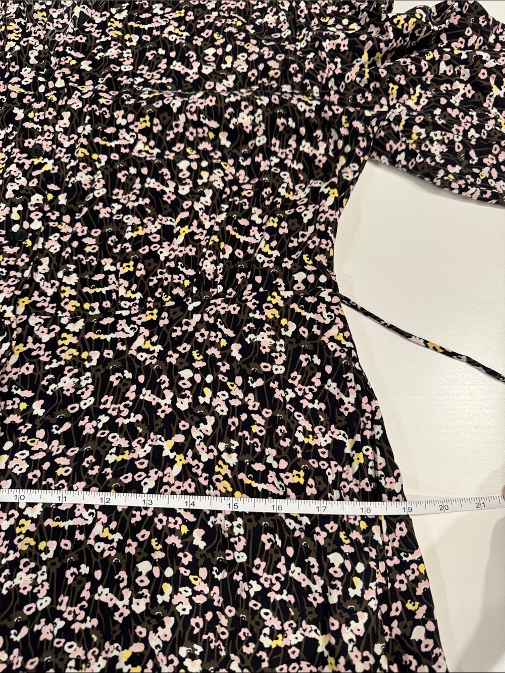 Uniqlo Floral Print Dress Size M - Picture 8 of 9